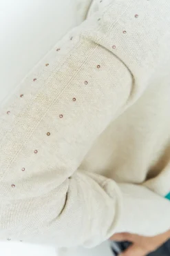 Pulls, Gilets & Sweats^One Step Tara - Cardigan Ficelle Tricot A Capuche Et Clous