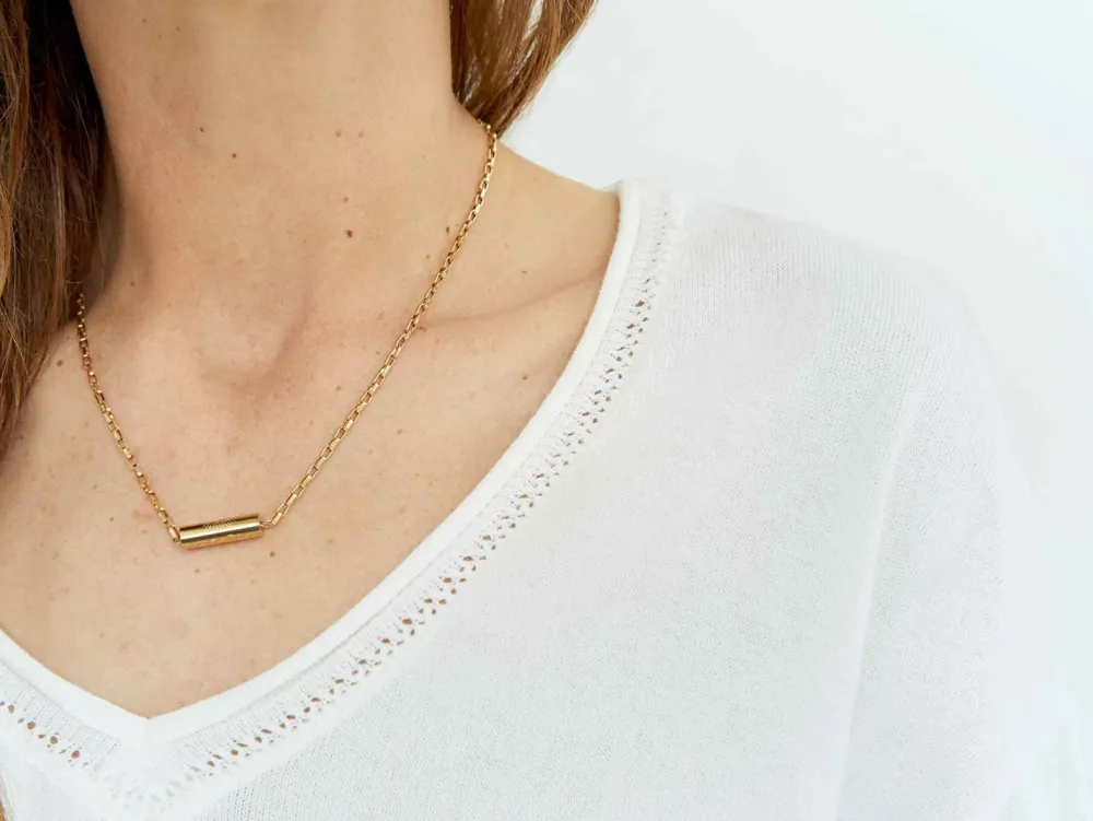 Pulls, Gilets & Sweats^One Step Tzar - Pull Ecru Tricot Fin Avec Danseuse Dos