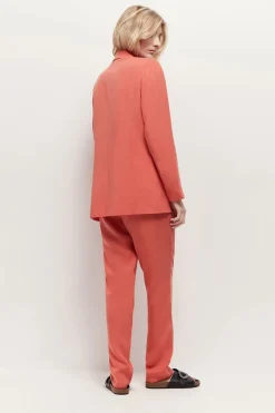 Vestes & Blousons^One Step Varma - Veste De Costume Corail Mi-Longue